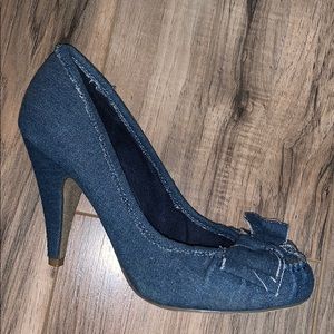 Denim Heels